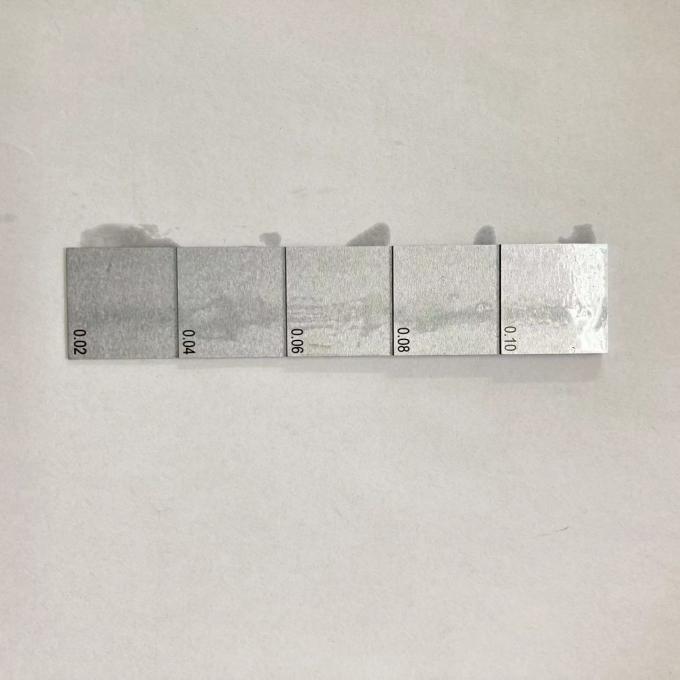 5 Step Wedge Ultrasonic Calibration Blocks For Ultrasonic Thickness Gauge