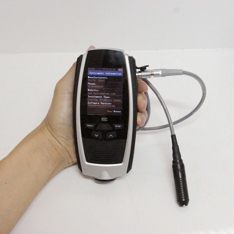 500 Micron Paint Thickness Gauge Small Size With 2.4 Inches TFT Color