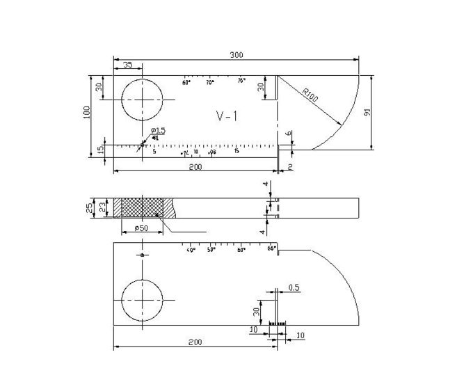 Ultrasonic Flaw Detector / UT Calibration Blocks IIW V1 ... abs welding diagrams 