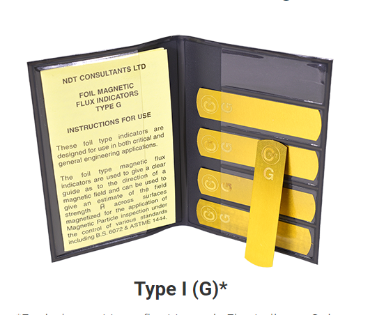 NDT Laminated Magnetic Flux Strips Type G Burmah-Castrol 5 Strips For Magnetic Particle Flaw Detection Fittings 1