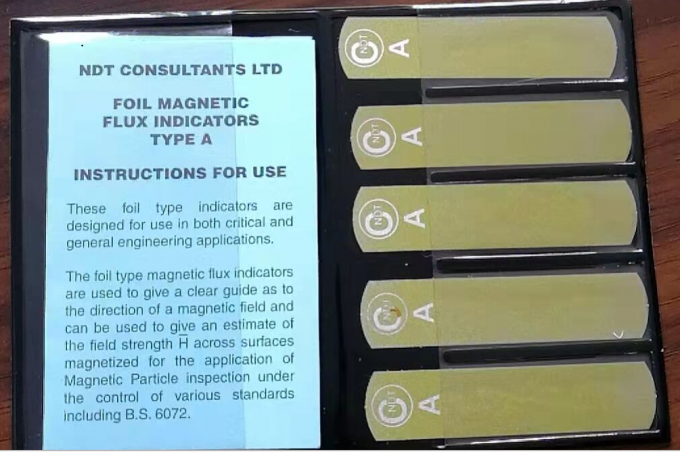NDT Laminated Magnetic Flux Strips Type G Burmah-Castrol 5 Strips For Magnetic Particle Flaw Detection Fittings 2