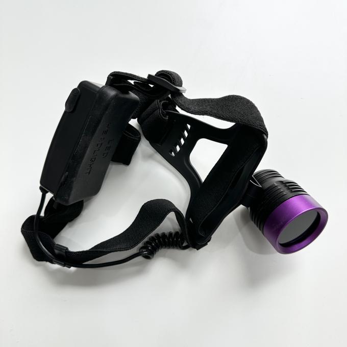 Fluorescent Magnetic Particle UV Headlamp DG-3101S With Peak Wavelength Of 365-370nm And 2pcs Of 18650 Lithium Battery 2
