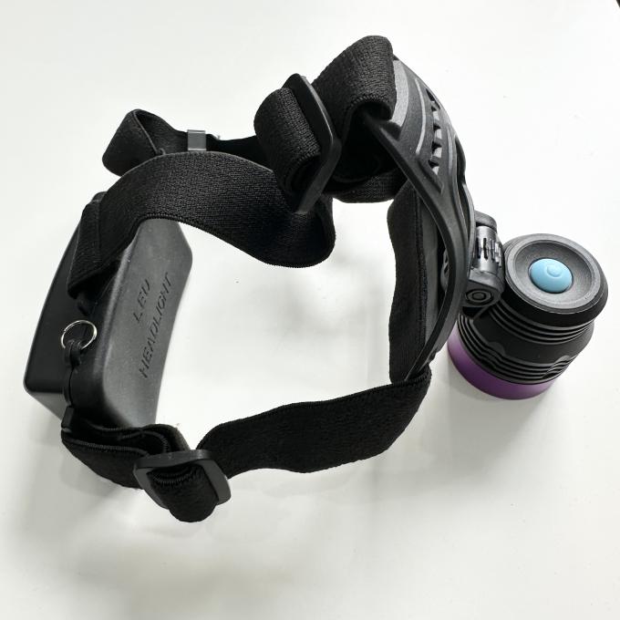 Fluorescent Magnetic Particle UV Headlamp DG-3101S With Peak Wavelength Of 365-370nm And 2pcs Of 18650 Lithium Battery 3