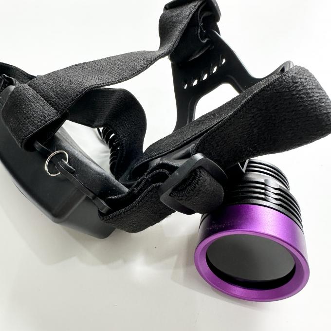Fluorescent Magnetic Particle UV Headlamp DG-3101S With Peak Wavelength Of 365-370nm And 2pcs Of 18650 Lithium Battery 5