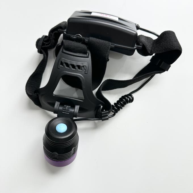Fluorescent Magnetic Particle UV Headlamp DG-3101S With Peak Wavelength Of 365-370nm And 2pcs Of 18650 Lithium Battery 7
