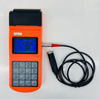 Real Time Spectral Chart Portable Vibration Meter Printing Function For Industrial Fields