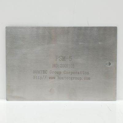 PSM-5 Stainless Steel TAM Test Panel Five Crack PT Reference Specimen Penetrant Inspection Calibration Block for NDT LPI Testing
