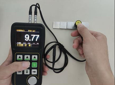 TG-5100D Industrial Ultrasonic Thickness Tester with Real Time A-SCAN B SCAN, OLED True Color Screen High Accuracy NDT Instrument