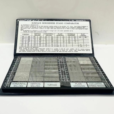 45 Super Carbon Steel Surface Roughness Comparator Contrast Specimen Block for Industrial