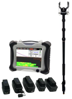 HEF-17 Pulse Eddy Current Metal Pipe Wall Thickness Tester with LCD Screen