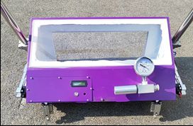 HC1400-LED Labor-Saving Vacuum Box Leak Tester with Walking Wheels & Auxiliary Rod for Weld Inspection