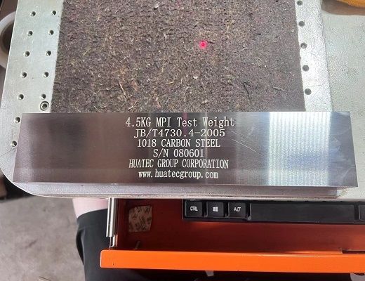 NDT Magnetic Flaw Detector Accessories Dead Weight test Block N1