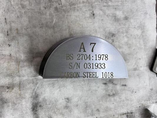 A7 Ultrasonic Calibration Block – Carbon Steel RTB Calibration Block