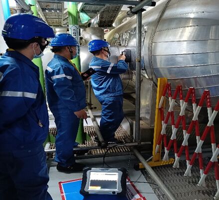 HEF-17B metal pipe wall thickness outside Pulse Eddy Current Detection