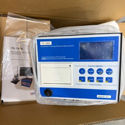 TG-100G Electrolytic Coulometric Thickness Gauge Multilayer Nickel Coating Thickness Tester