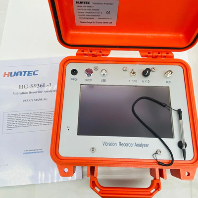 HG-S936L-1 Portable Vibration Data Recorder 1Hz-200Hz Single Channel Vibration Testing Device