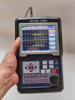 HUATEC FD560 Portable Digital Ultrasonic Flaw Detector with 120dB Sensitivity and IP65 Protection for NDT Testing