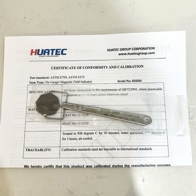 Pie Gauge ASTM Field Indicator Magnetic Pie Indicator ASTME709 MPI Testing