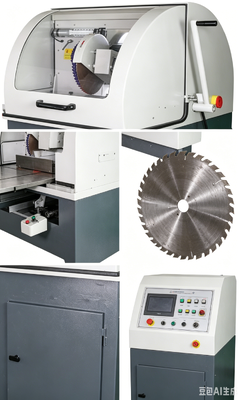 HC-350A Vertical Metallographic Sample Cutting Machine Φ110mm Max Cutting 4KW Water Cooling Specimen Cut-off Equipment