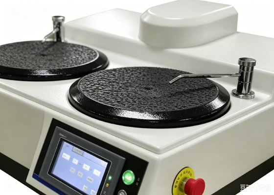 HPA-2SE Double Disc Metallographic Grinding Polishing Machine PLC Touch Screen Specimen Preparation Equipment
