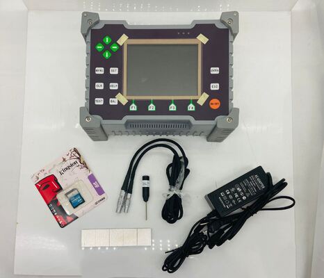 HEF-2D High Precision Eddy Current Flaw Detector Dual Frequency 5.7 Inch Color LCD Industrial Metal Defect Detector 50Hz-10MHz Metal NDT Testing Equipment
