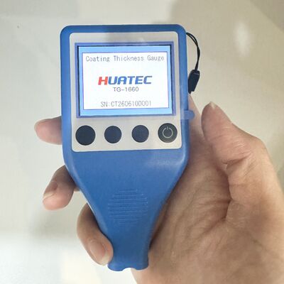 TG-1660 Portable Digital Coating Thickness Meter F&N Probe Two Points Calibration Electroplating Spraying Film Thickness Measuring Instrument