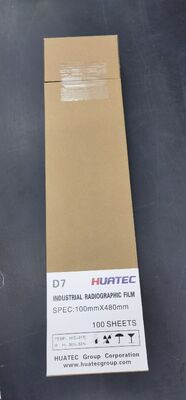 HUATEC D7 Industrial Radiographic Film 100mmX480mm 100sheets per bag