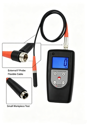 TG‑2200CF Magnetic Induction Micro Coating Thickness Meter for Curved and Tiny Workpieces 0‑200μm