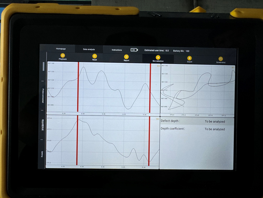 ACFM-X2 Alternating Current Field Measurement System Portable ACFM Crack Detector for Metal Surface Near-surface Defect Testing Through Paint Epoxy Coating