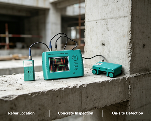 HPT50(+) Reinforcement Position Tester 180mm Max Depth Concrete Rebar Locator Rebar Cover Thickness Detector for Construction NDT Test