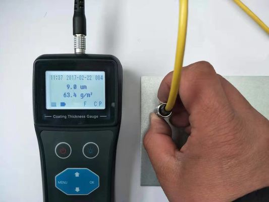 TG-6101 Portable F/N Probe Coating Thickness Gauge 0-1500um Metal Paint Film Thickness Tester With Density & Weight Measurement