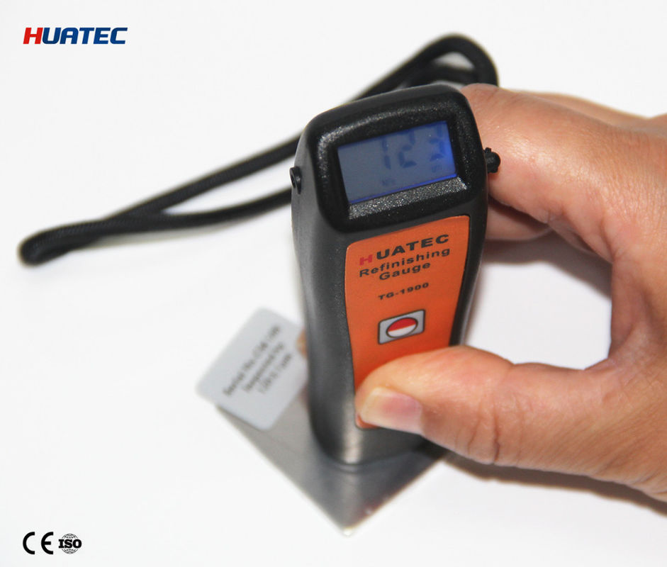 Pocket Size Electronic Coating Thickness Gauge 1250 micron 6mm with 3 keys