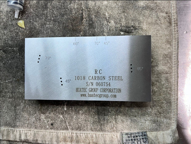 Top NDT Calibration Block RC Block With AWS D1 1/D1 1M 2015 Standard