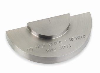 ASTM E164 DC Distance Calibration Block AWS Standard Shear Wave Ultrasonic Transducer Distance Calibration Test Block