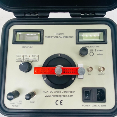 Hg5026 Portable Vibration Calibrator Frequency From 1 To 1280 Hz