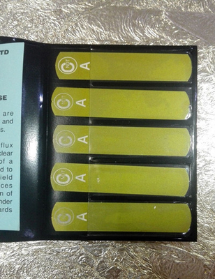 NDT Laminated Magnetic Flux Strips Type G Burmah-Castrol 5 Strips For Magnetic Particle Flaw Detection Fittings