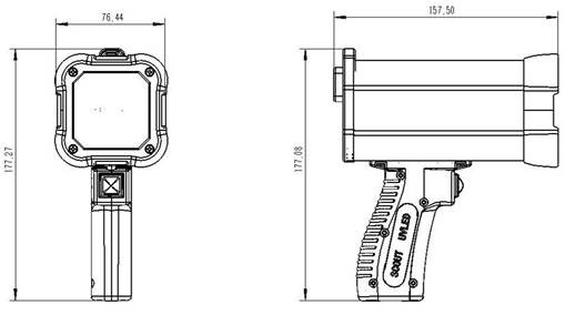 HUATEC Non Destructive Testing Equipment DG-8K Handheld UV Light