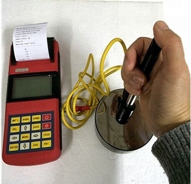 Rechargeable Battery Integrated Hardness Tester Portable With Printer Separate D Probe