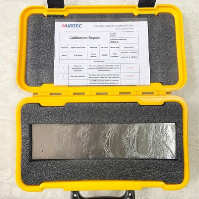 IOW API RP 2X UT Calibration Block 1/16" Diameter Holes 10° Slope Resolution Hole NDT Ultrasonic Testing Reference Block
