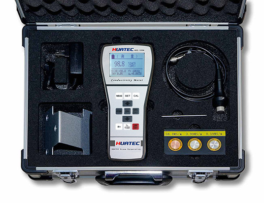 60KHz Sine Wave Digital Portable Eddy Current Electrical Conductivity Meter Measuring Units (MS/m Or %IACS)