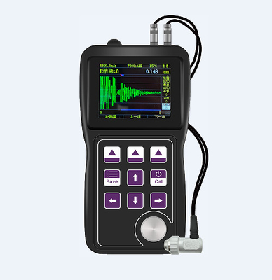 OLED Color Screen Ultrasonic Thickness Gauge Live A&B Scan Single & Dual Element Probe
