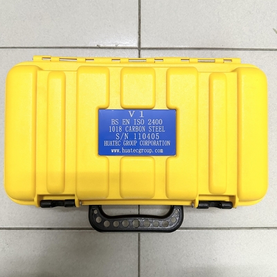 IIW V1 Calibration Block In Carbon Steel Stainless Steel Accessories For Ultrasonic Flaw Detector
