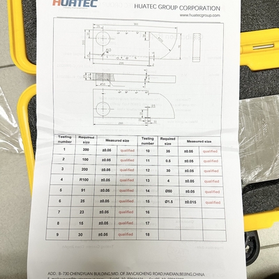 IIW V1 Calibration Block In Carbon Steel Stainless Steel Accessories For Ultrasonic Flaw Detector