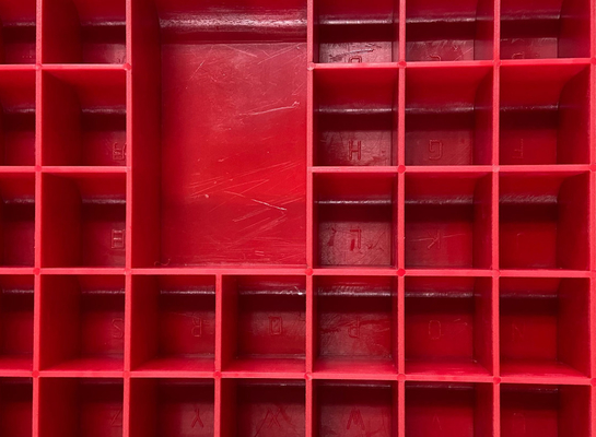 Red Lead Number Box Lead Marker Box Accessories For X Ray Flaw Detector