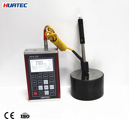 RHL50 LCD Leeb Hardness Tester Rechargeable Digital Hardness Meter for Metal Workpiece