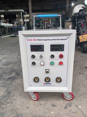 HCDX-1500 Industrial MPI Magnetizing & Demagnetizing Equipment 0-1500A Continuous Adjustable Current Quick Connector Probe Magnetic Inspection Device