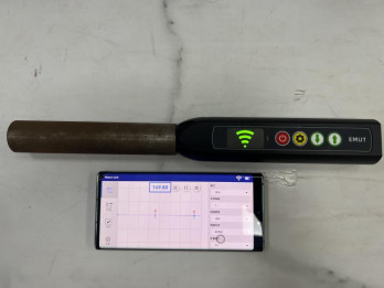 TG-14+Non-contact Tablet Computer A Scan B Scan Electromagnetic Ultrasonic Thickness Gauge