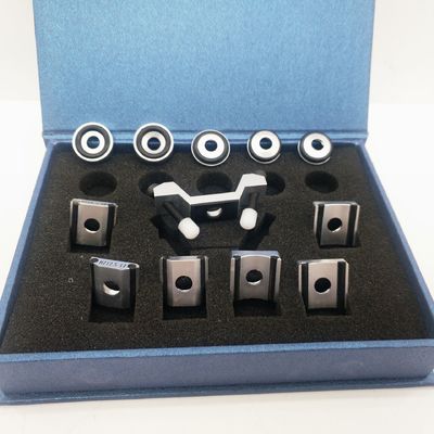 Set of 12 Support Rings for Leeb Hardness Tester NDT Outer/Inner Cylindrical Spherical Surface Curved Pipe Test Accessories