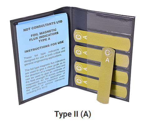 Burmah Castrol Magnetic Field Flux Strips Type I G Type II A Permeable Magnetic Steel Sandwiched Between Two Brass Plates