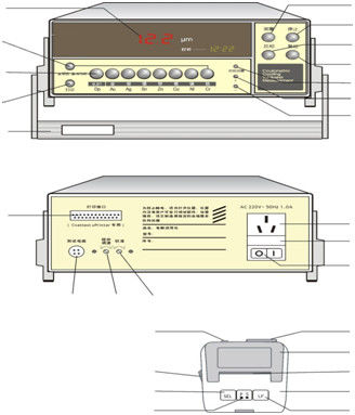 HUATEC TG-100E Coulometric Thickness Tester Metal Coating Thickness Gauge Electrolytic Thickness Gauge Inbuilt Printer